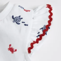 Chicco Vestito a maniche corte, in cotone