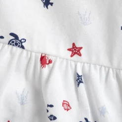 Chicco Vestito a maniche corte, in cotone