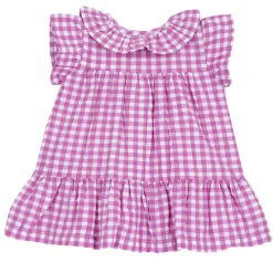 Chicco Vestito a maniche corte rosa, in cotone