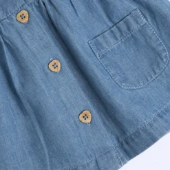 Chicco Vestito in cotone, effetto denim