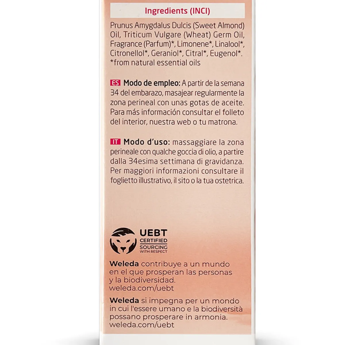 Weleda – mamma olio massaggio perineale